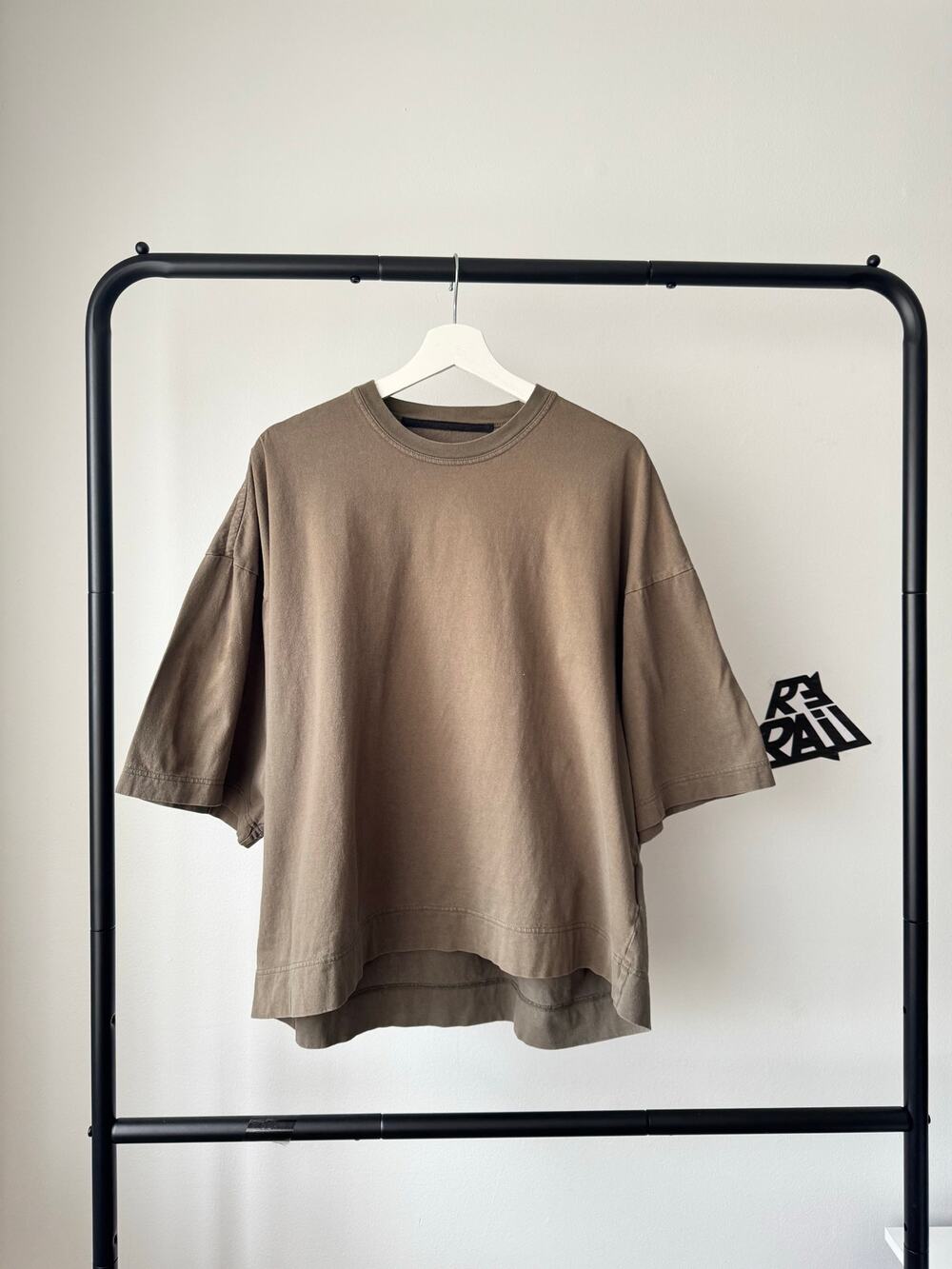Julius X I.T Oversized Cropped Heavy Cotton T-Shirt